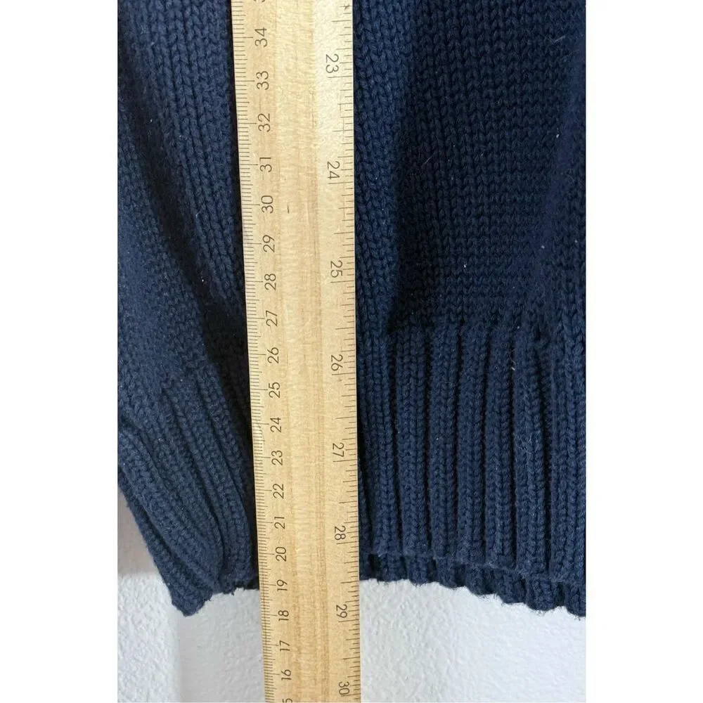 Polo Ralph Lauren Classic Crew Neck Pullover Knitted Men's Sweater Dark Blue XL